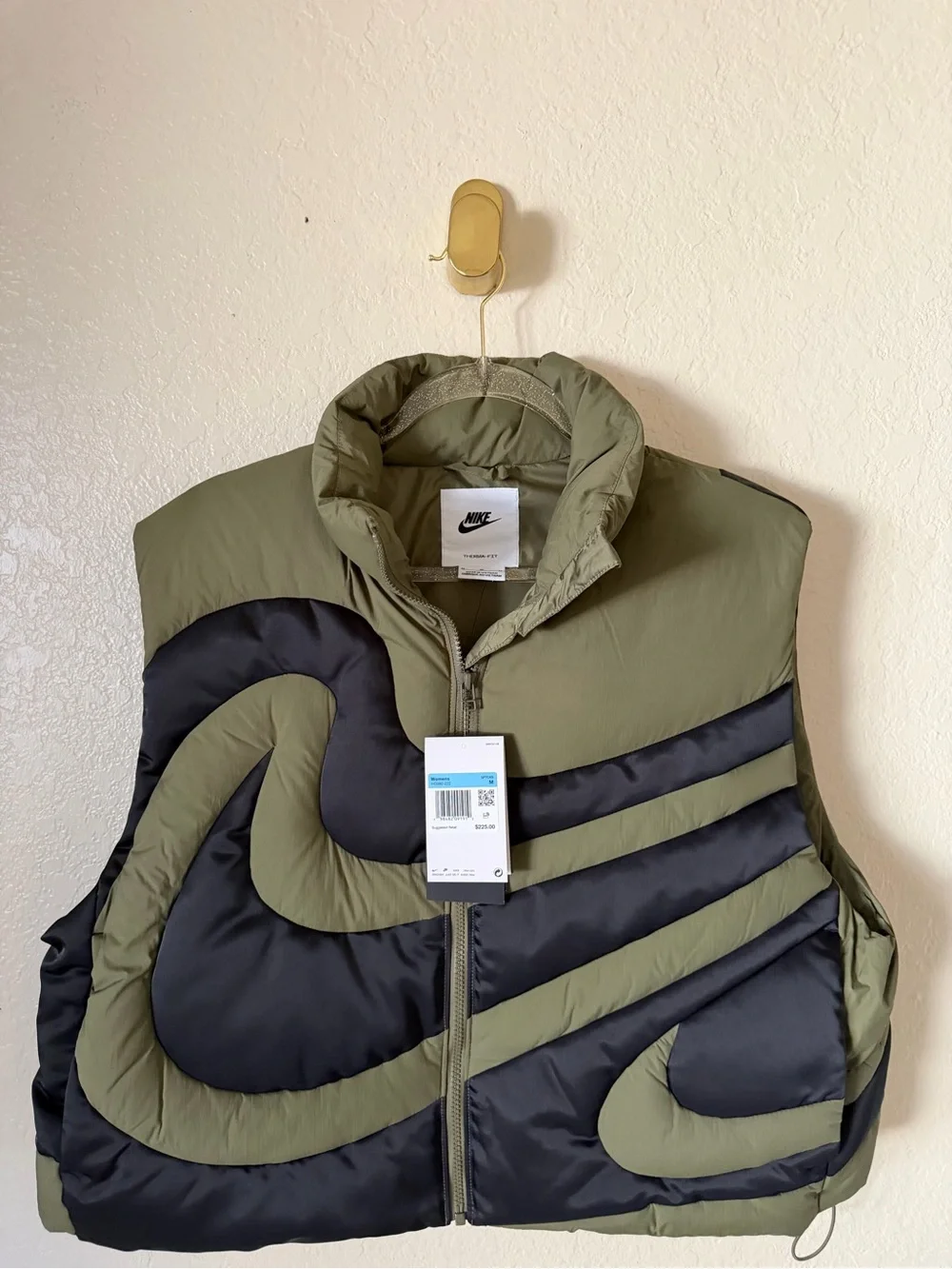 New Nike Sportswear Swoosh Series Oversized Down Vest size M